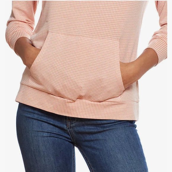 NWT Cozy Peach Knit Hoodie - Picture 2 of 6